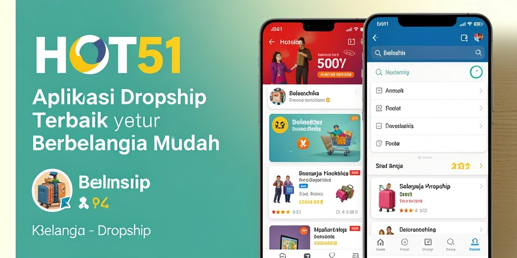 Tampilan antarmuka pengguna <strong>HOT51</strong> yang modern dan intuitif.