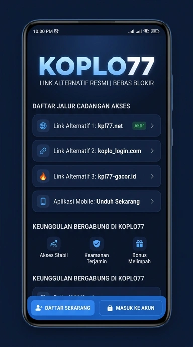 Link Alternatif Koplo77 Terbaru untuk Pengguna Android