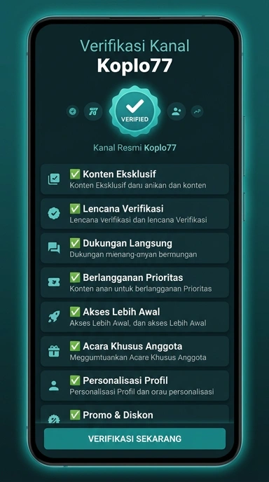 Kanal Resmi koplo77 Untuk Pengguna Android Indonesia
